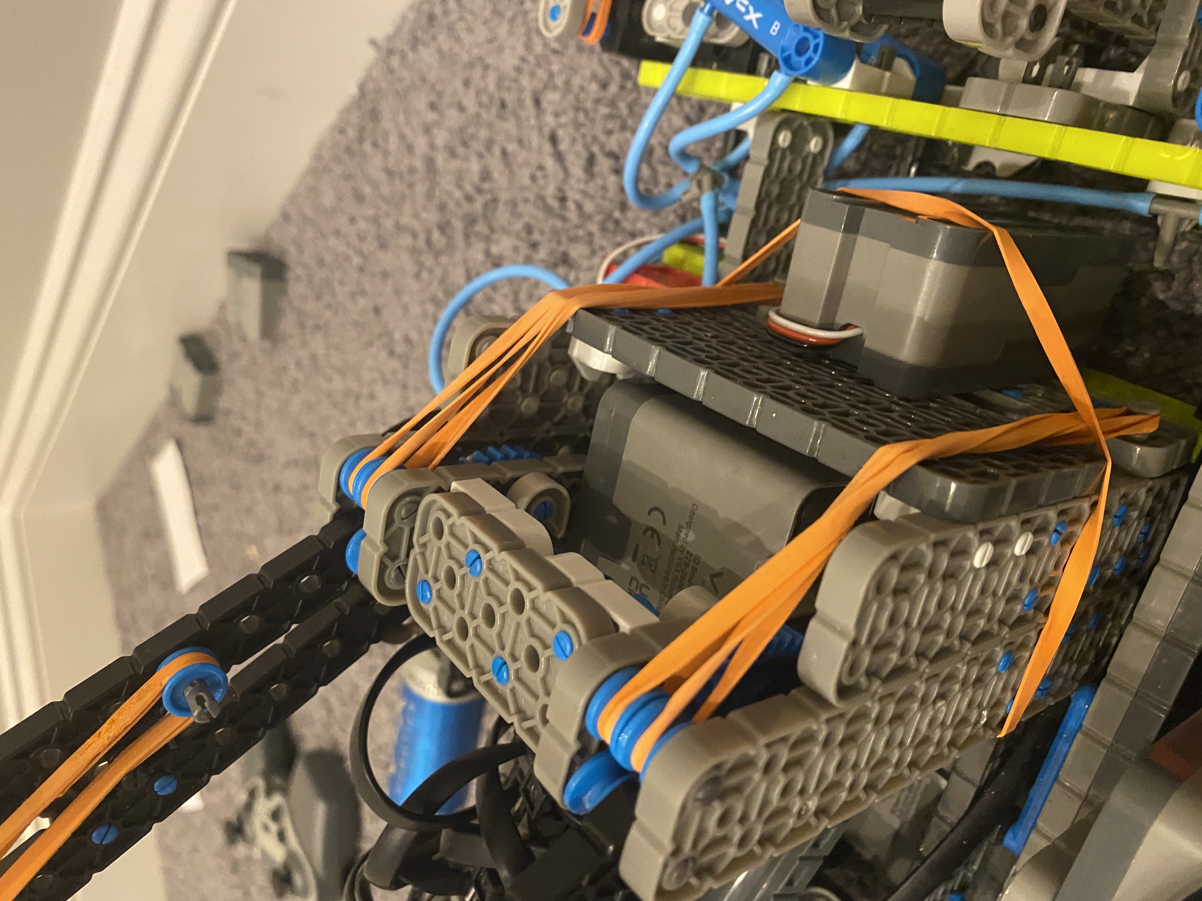 Beam arm gearbox and motor stacking